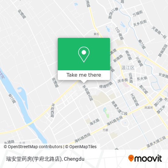 瑞安堂药房(学府北路店) map