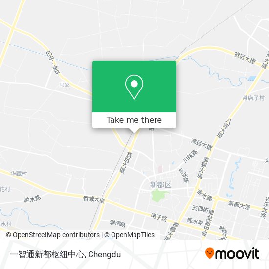 一智通新都枢纽中心 map