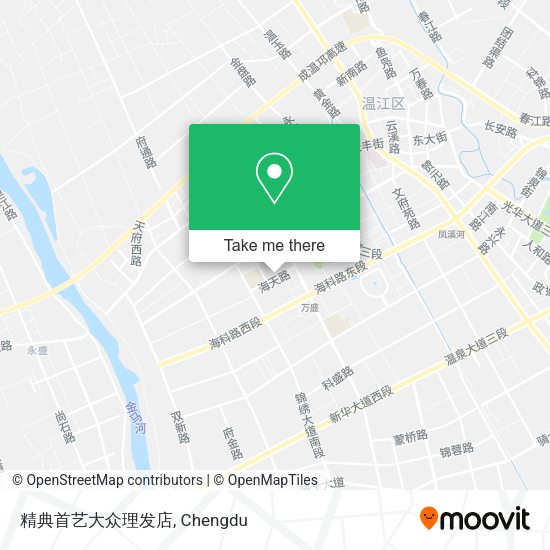精典首艺大众理发店 map