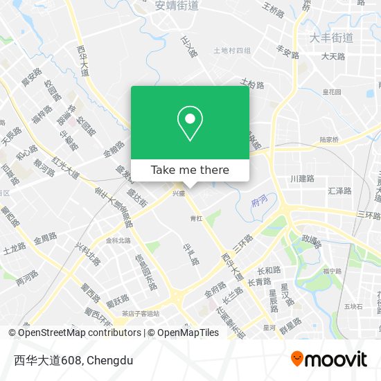 西华大道608 map