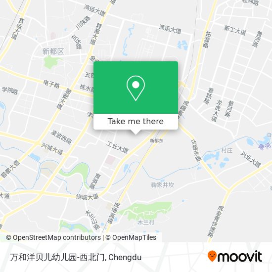 万和洋贝儿幼儿园-西北门 map