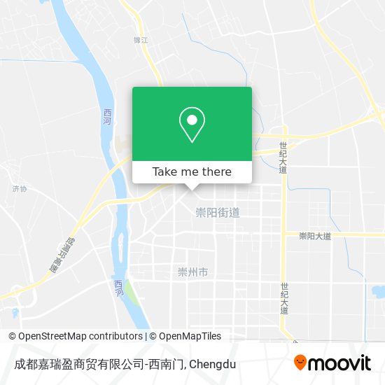 成都嘉瑞盈商贸有限公司-西南门 map