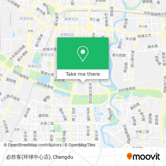必胜客(环球中心店) map