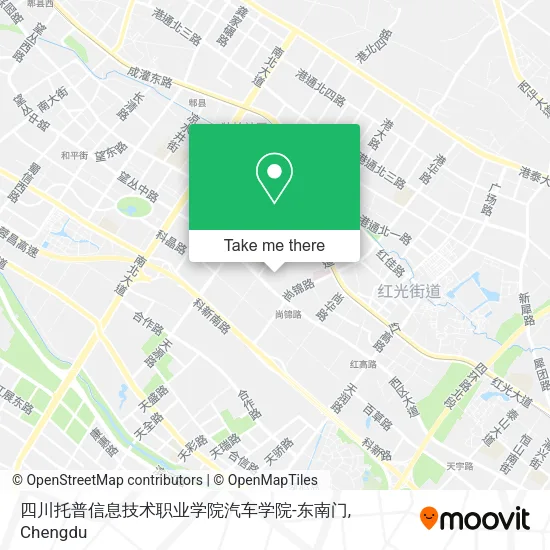 四川托普信息技术职业学院汽车学院-东南门 map