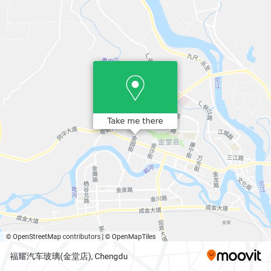 福耀汽车玻璃(金堂店) map