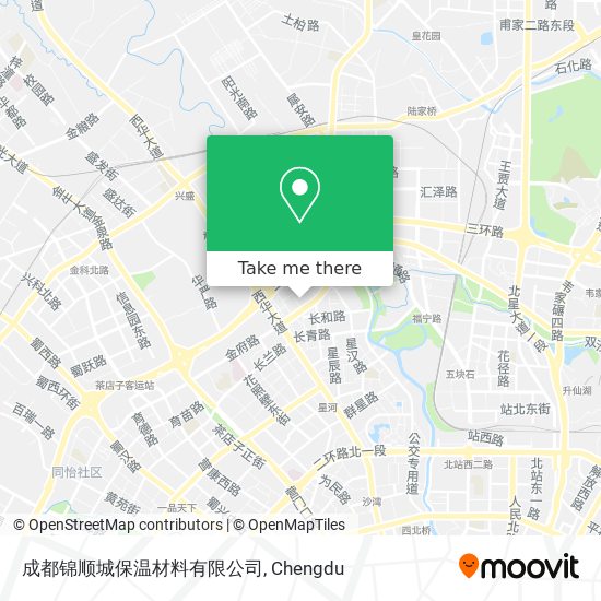 成都锦顺城保温材料有限公司 map