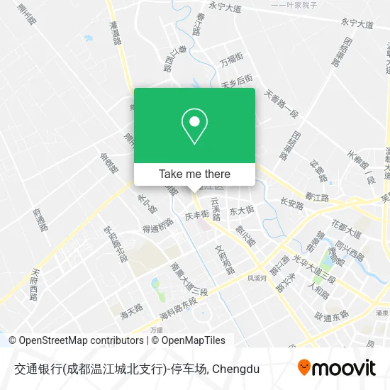 交通银行(成都温江城北支行)-停车场 map