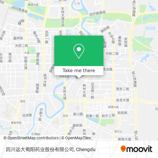 四川远大蜀阳药业股份有限公司 map