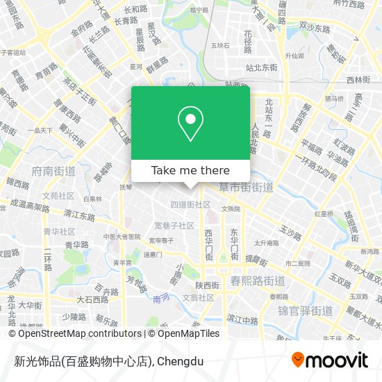 新光饰品(百盛购物中心店) map