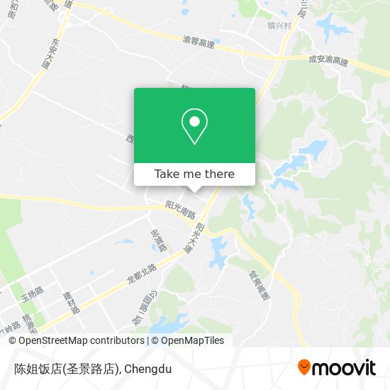 陈姐饭店(圣景路店) map