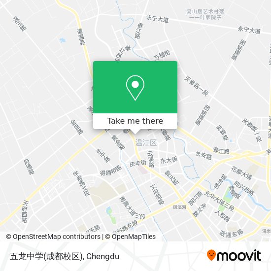 五龙中学(成都校区) map