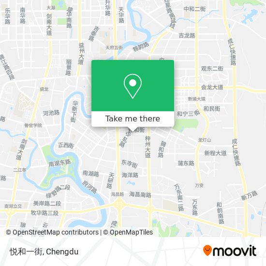 悦和一街 map