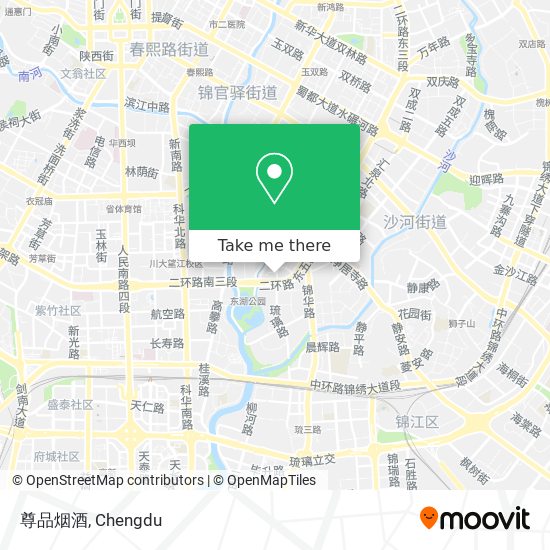 尊品烟酒 map