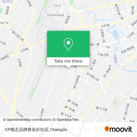CP概念品牌裤装折扣店 map