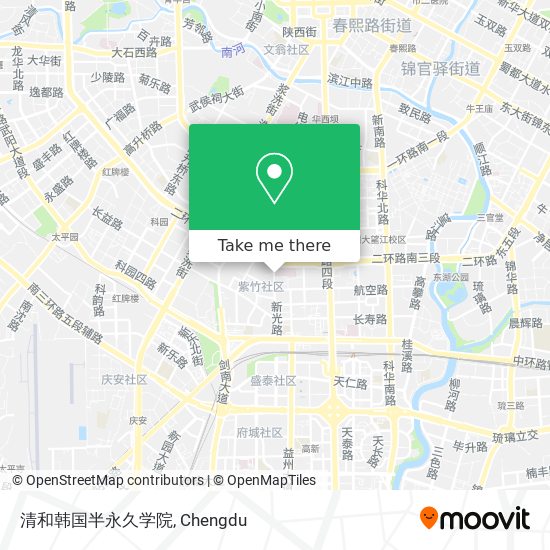清和韩国半永久学院 map