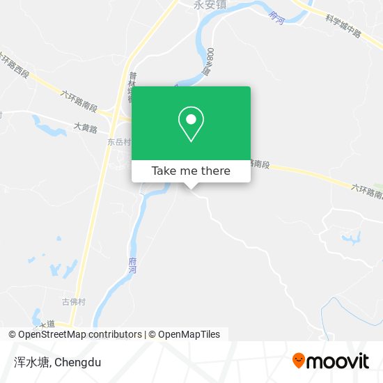 浑水塘 map