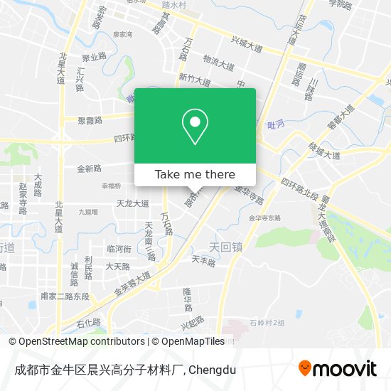 成都市金牛区晨兴高分子材料厂 map