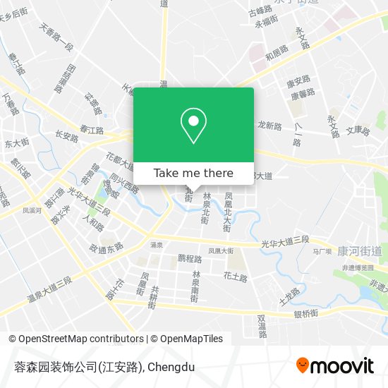 蓉森园装饰公司(江安路) map