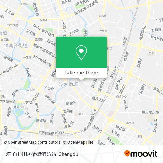塔子山社区微型消防站 map