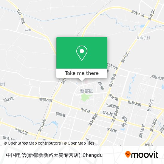 中国电信(新都新新路天翼专营店) map
