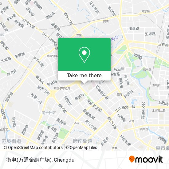 街电(万通金融广场) map