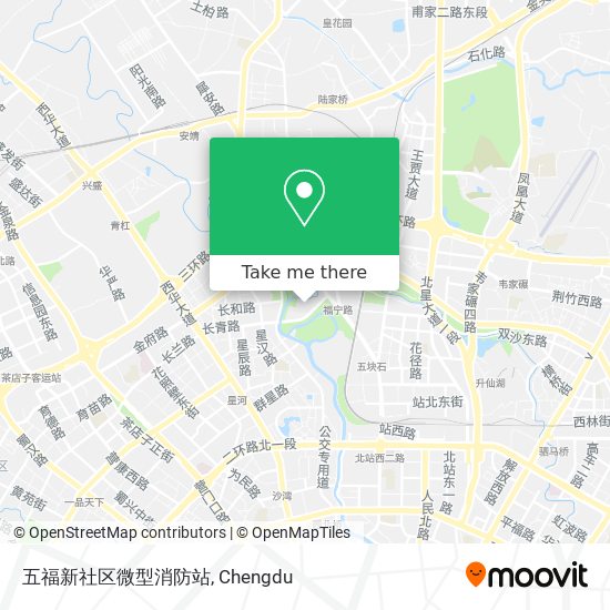 五福新社区微型消防站 map