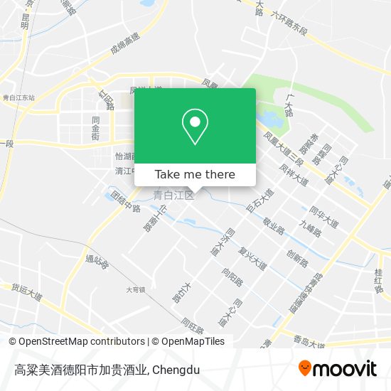 高粱美酒德阳市加贵酒业 map