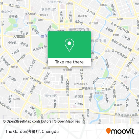 The Garden法餐厅 map