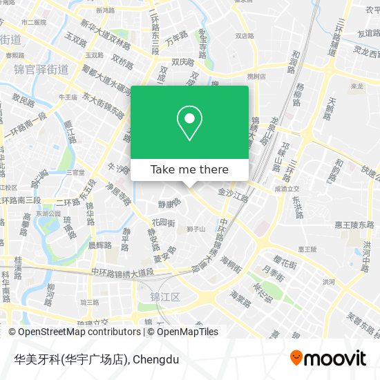 华美牙科(华宇广场店) map