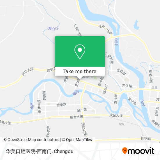 华美口腔医院-西南门 map