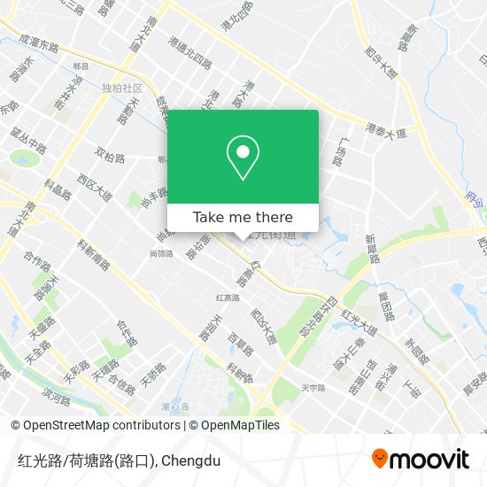 红光路/荷塘路(路口) map