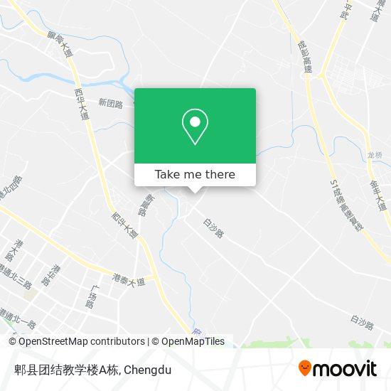 郫县团结教学楼A栋 map