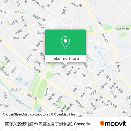 芙蓉兴盛便利超市(郫都区君宇副食店) map