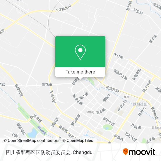 四川省郫都区国防动员委员会 map
