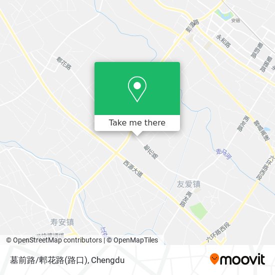 墓前路/郫花路(路口) map