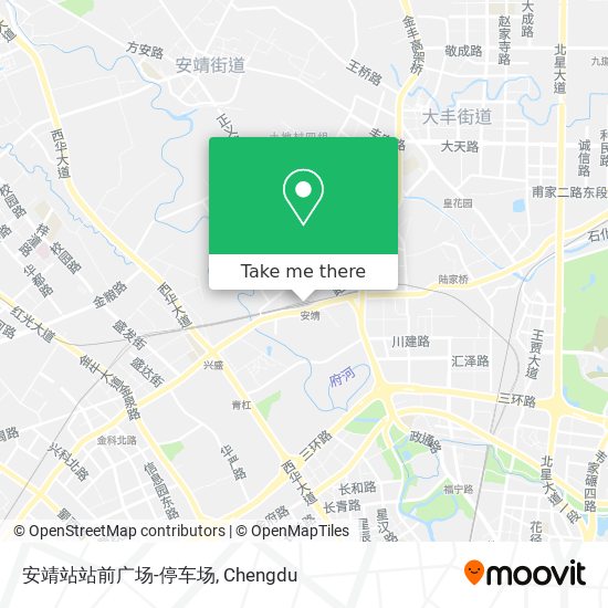 安靖站站前广场-停车场 map