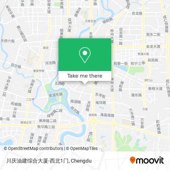 川庆油建综合大厦-西北1门 map