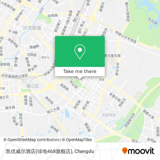 凯优威尔酒店(绿地468旗舰店) map