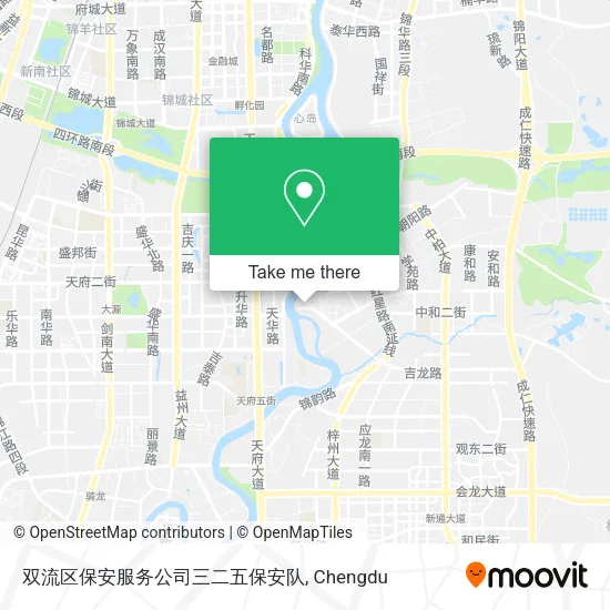 双流区保安服务公司三二五保安队 map