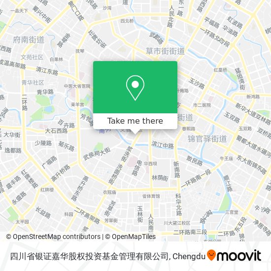 四川省银证嘉华股权投资基金管理有限公司 map