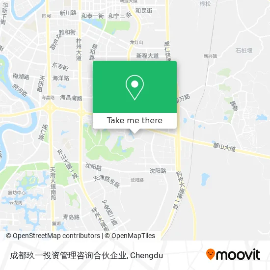 成都玖一投资管理咨询合伙企业 map
