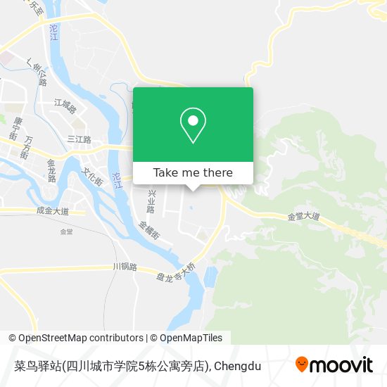 菜鸟驿站(四川城市学院5栋公寓旁店) map