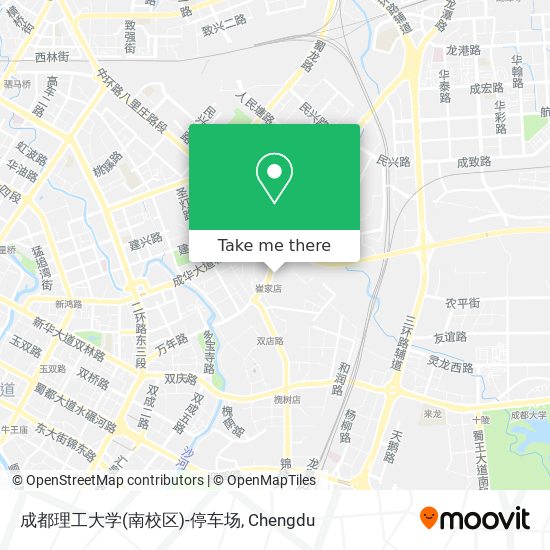 成都理工大学(南校区)-停车场 map