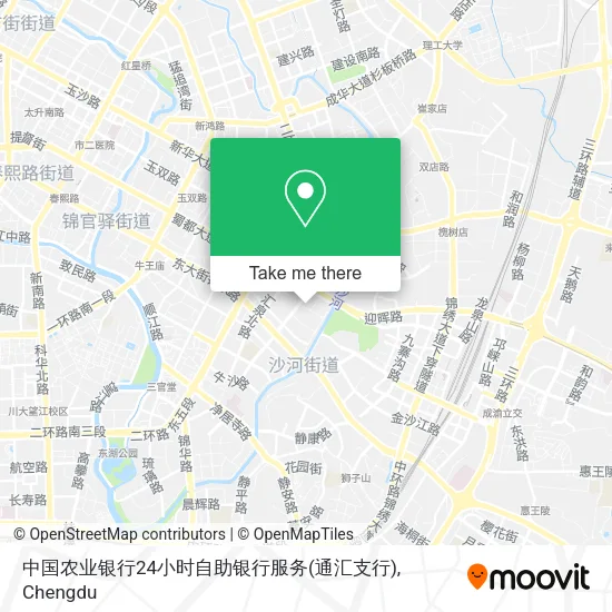 中国农业银行24小时自助银行服务(通汇支行) map