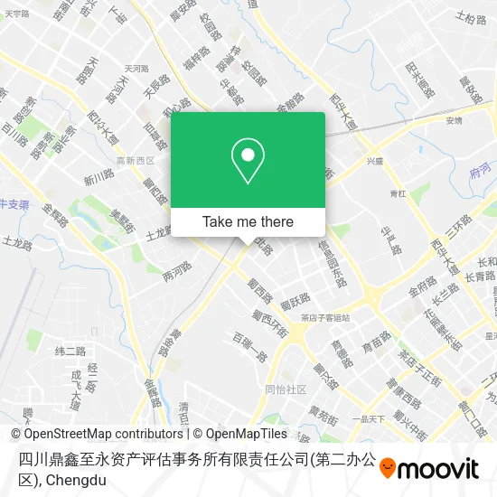 四川鼎鑫至永资产评估事务所有限责任公司(第二办公区) map
