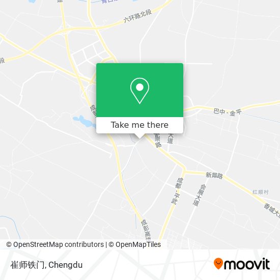 崔师铁门 map