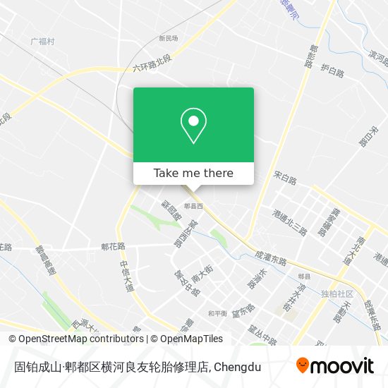 固铂成山·郫都区横河良友轮胎修理店 map