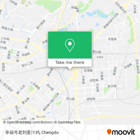 幸福号老刘姜汁鸡 map