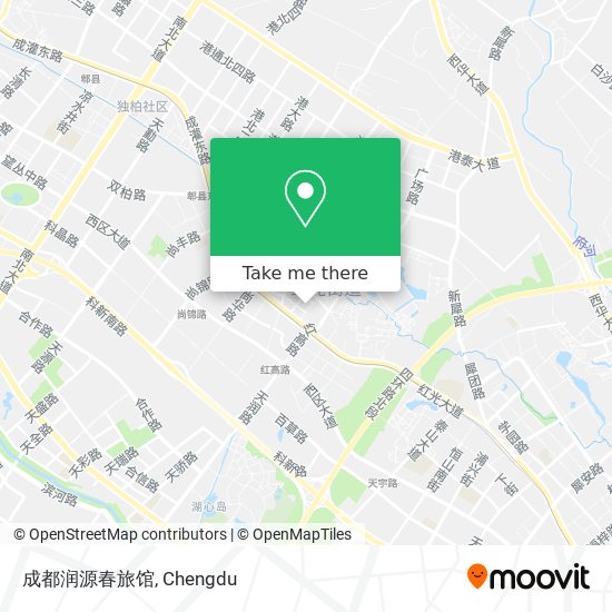 成都润源春旅馆 map