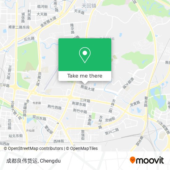 成都良伟货运 map